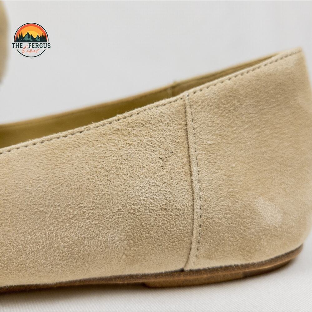 NWOB Etienne Aigner Camille Nude Suede Leather Loafer Slip On Shoe Size 8 - Picture 12 of 12